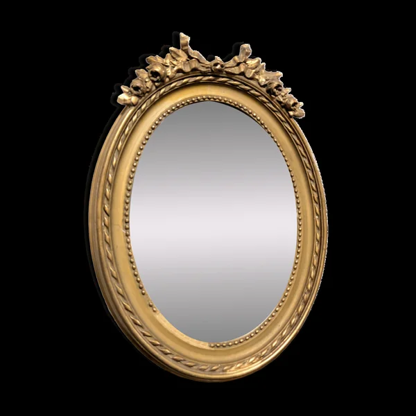 Miroir ovale style Louis XVI 40x54cm