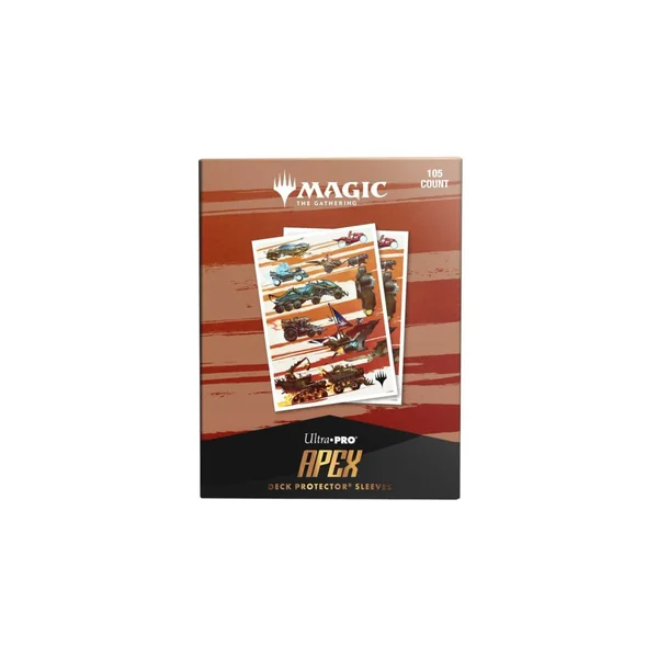 MTG Aetherdrift Finish Line Bundle Key Art 105ct APEX Deck Protector Sleeves