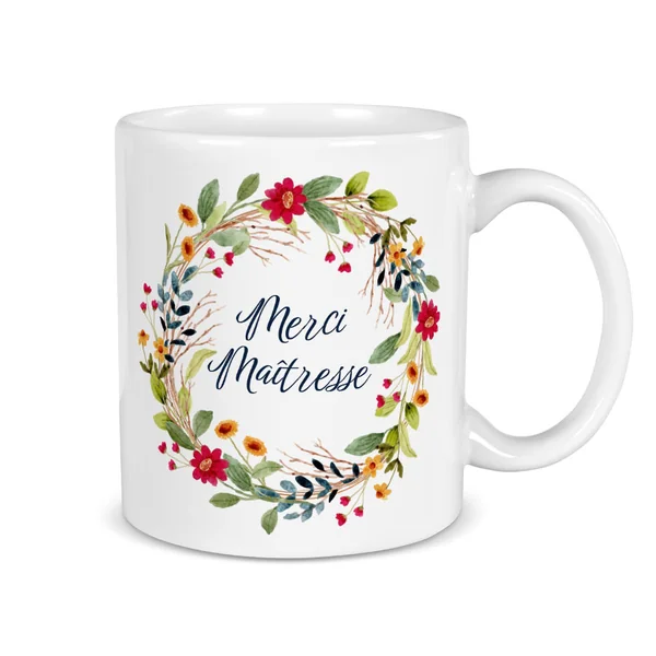 Mug à personnaliser - Merci Maîtresse Couronne