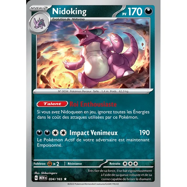 Nidoking 034/165