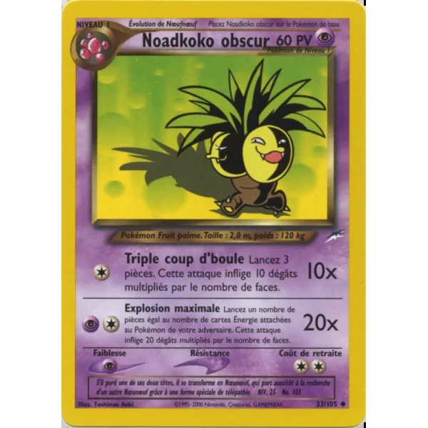 Noadkoko obscur 33/105