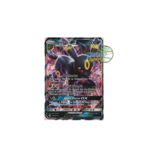 Noctali GX - Ultra Rare 80/149 - Soleil et Lune 1