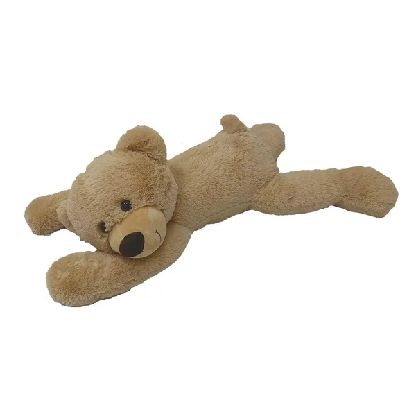 Ours allongé en peluche