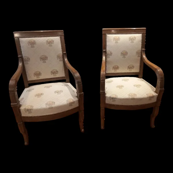 Paire de Fauteuil Empire