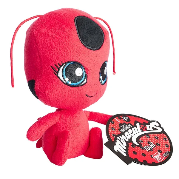 Peluche Miraculous Ladybug ou Chat Noir 15 cm