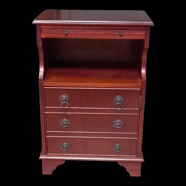 Petit cabinet vintage de célibataire - table de chevet