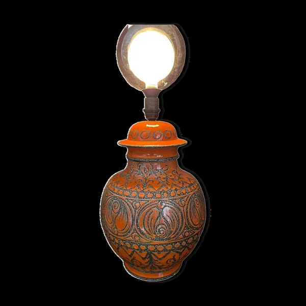 Pied de lampe en céramique