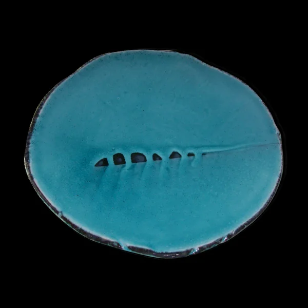 Plat céramique signé