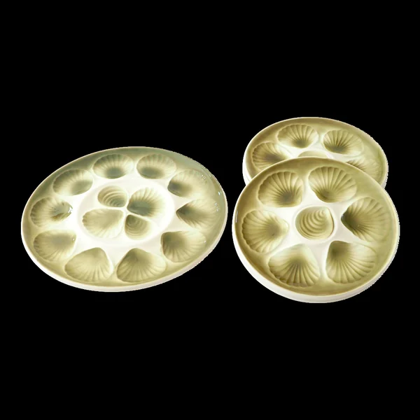 Plat et 6 assiettes à coquillages