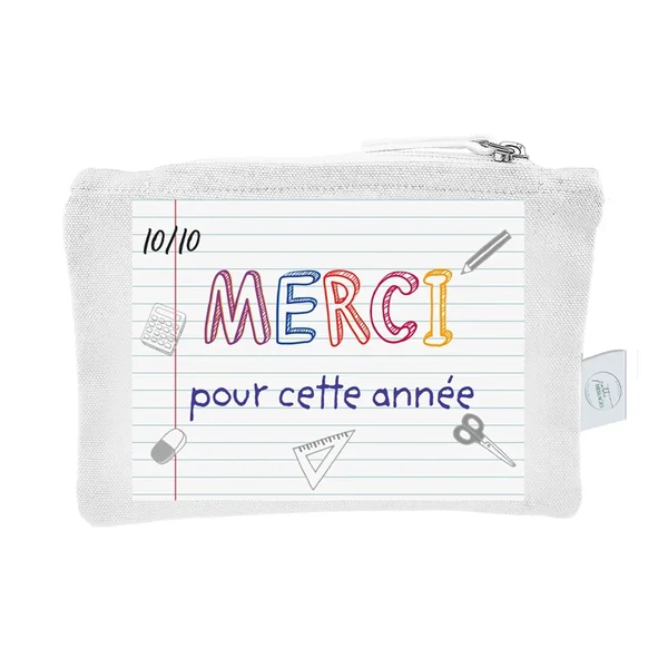 Pochette Coton Merci pour cette année - Petits Messages