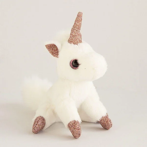 Porte-clés licorne rose