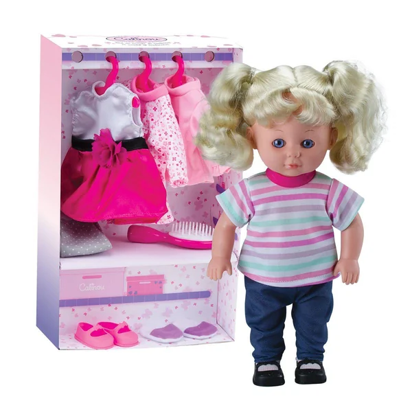 Poupée 30 cm et son dressing