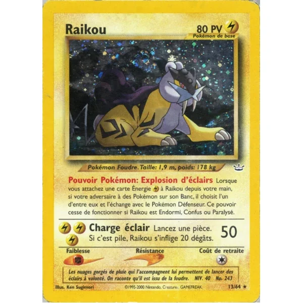 Raikou 13/64 (Holographique)