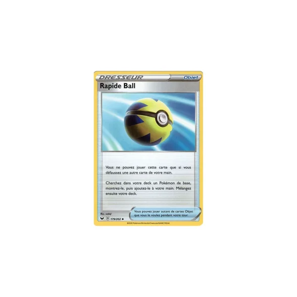Rapide Ball - Peu Commune 179/202 EB01 Epée et Bouclier