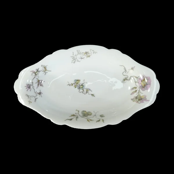 Raviers ovale en porcelaine de Limoges pour E. Bourgeois Paris