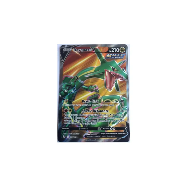 Rayquaza V - Full Art Ultra Rare 193/203 - Epee et Bouclier Evolution Celeste