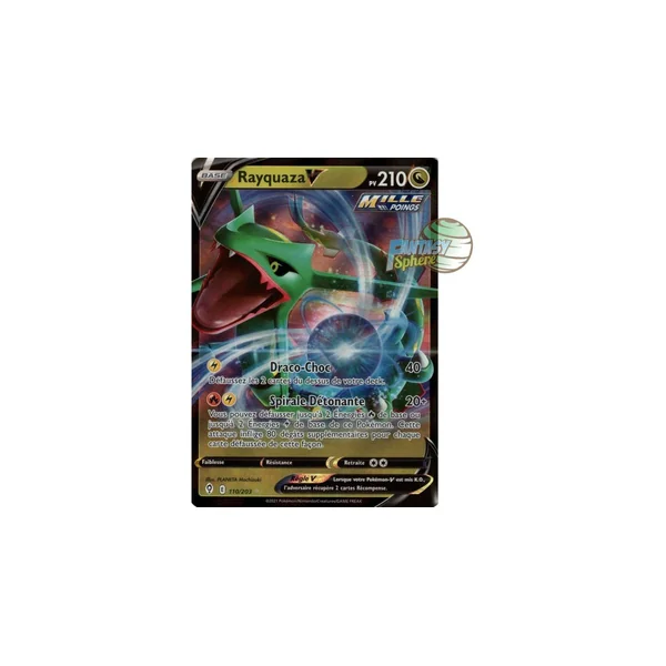 Rayquaza V - Ultra Rare 110/203 - Epee et Bouclier Evolution Celeste