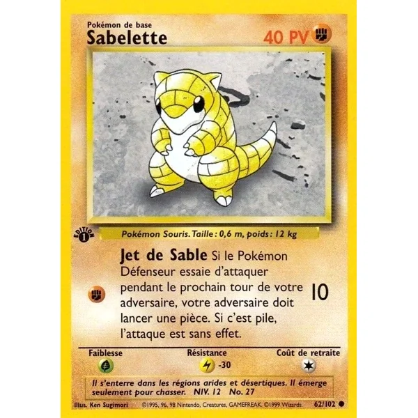 Sabelette 62/102 (Édition 1)
