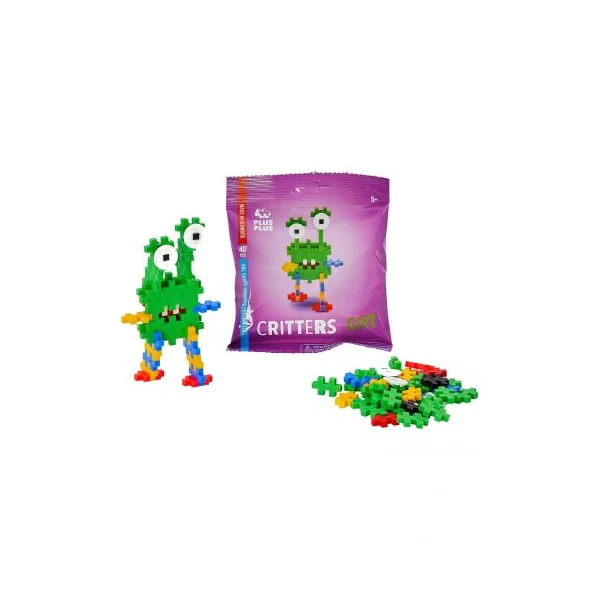 Sachet Girt Critter - 40 pièces - Plus Plus
