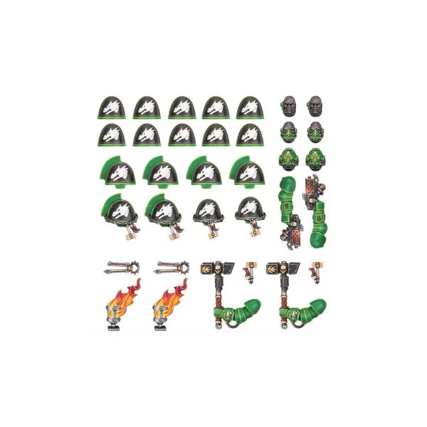 Salamanders: Améliorations et décalcomanies Primaris - Warhammer 40k