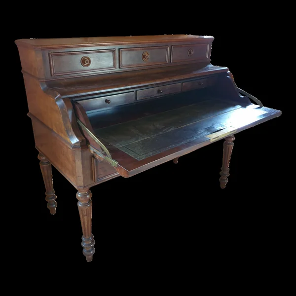 Secrétaire Louis XVI avec placage acajou