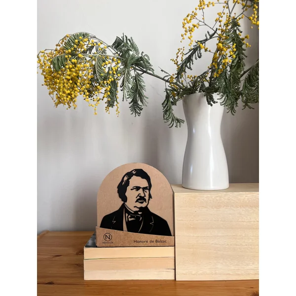 Serre-livre en métal Honoré de Balzac