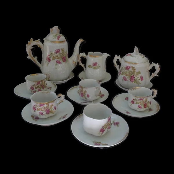 Service à café ou thé en porcelaine