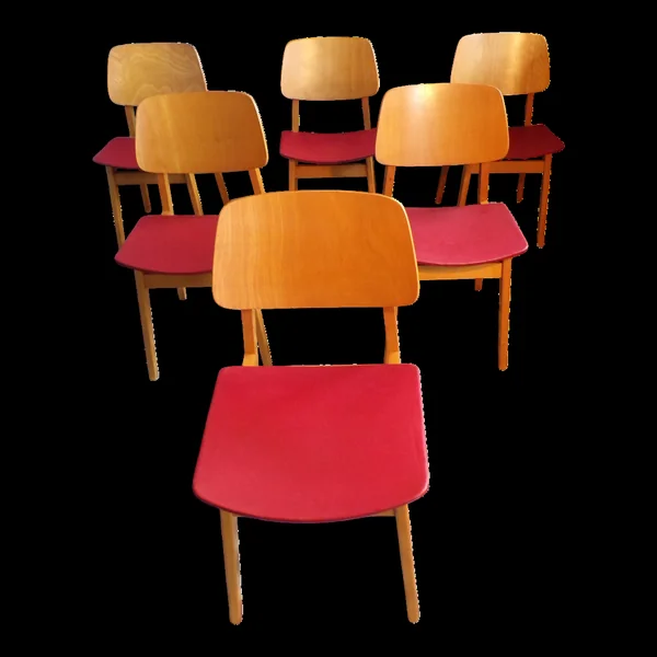 Set 6 chaises scandinaves Habeo