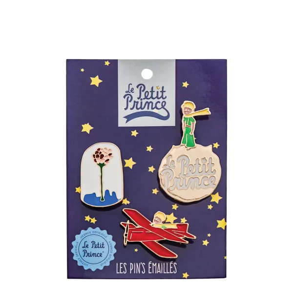 Set de 3 Pin's émaillés Nuit - Le Petit Prince