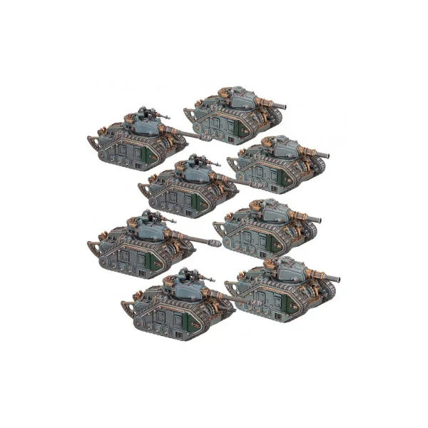 Solar Auxilia: Leman Russ Strike Squadron - 8 figurines - Warhammer Legions Imperialis