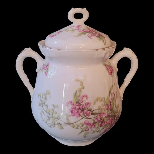 Sucrier en porcelaine Victorien