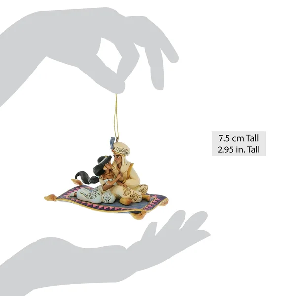 Suspension d'Aladdin et Jasmine - Disney Traditions