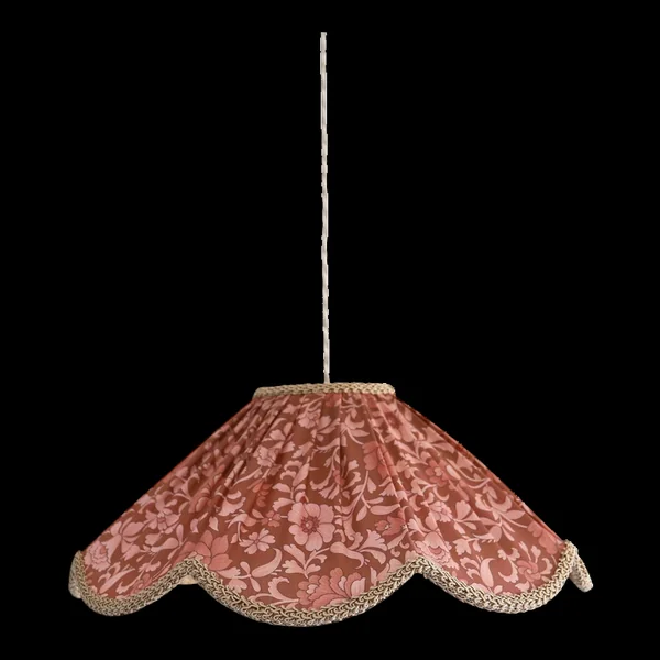 Suspension forme florale imprimée Françoise "auburn flowers"