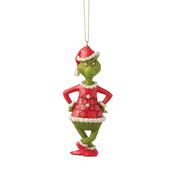 Suspension Grinch Mains sur les hanches - Grinch by Jim Shore
