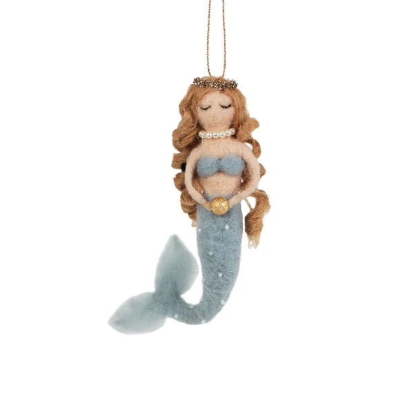 Suspension Princesse Sirène (20 cm) - Feutrine