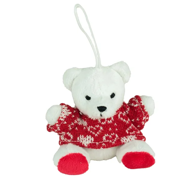 Suspensions Ours Pull jacquard rouge - Kalidou