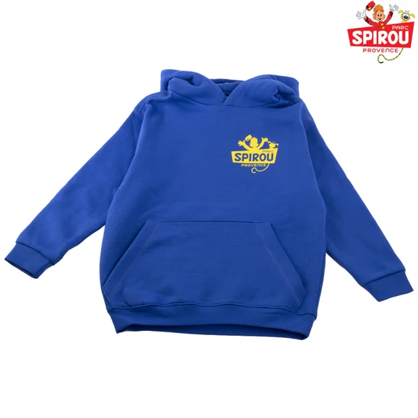 Sweat à Capuche enfant - Marsupilami Bleu 7/8 ans