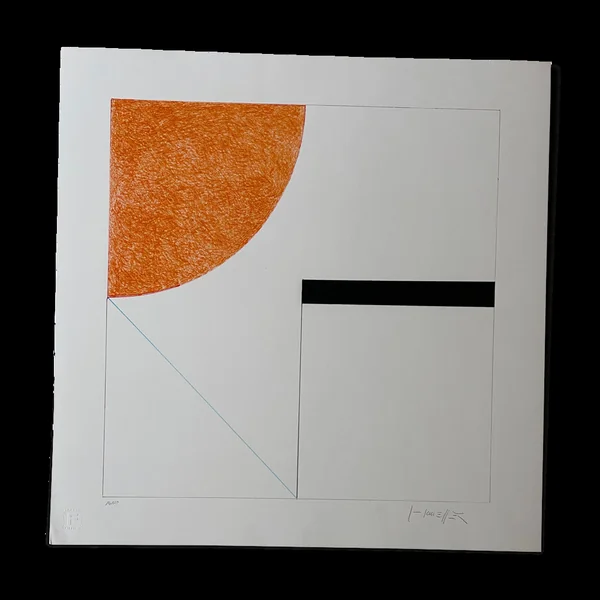 Sérigraphie Composition 2 Gottfried Honegger 2015