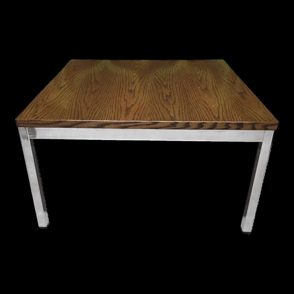 Table basse Chrome 1970 vintage.