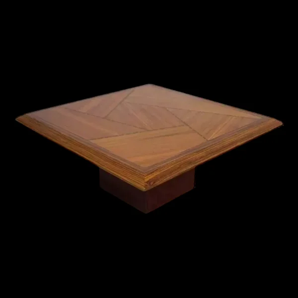 Table basse en bois de zebrano
