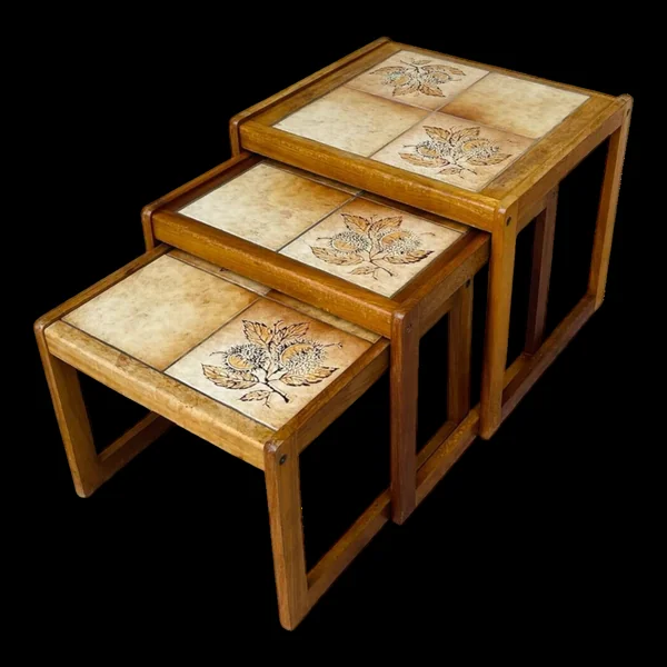Table basse gigogne vintage 1960