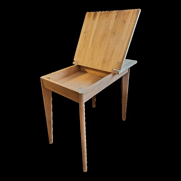 Table scandinave à système