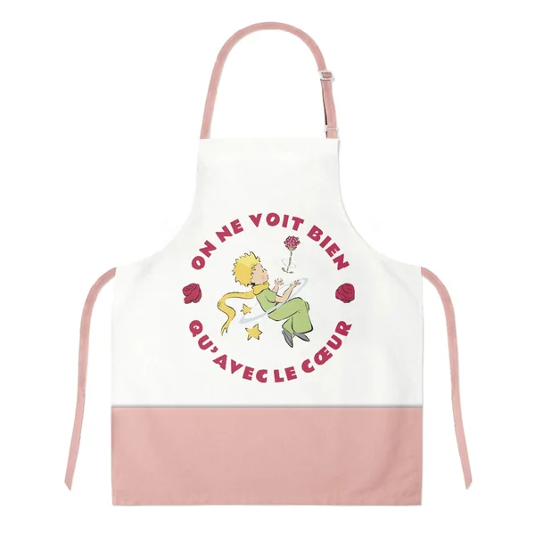 Tablier pour enfant Rose Citation - Le Petit Prince
