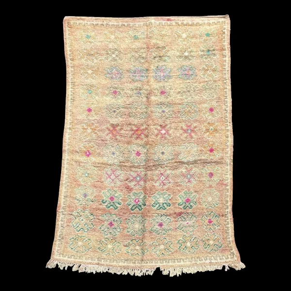 Tapis Berbere marocain vintage de Boujad