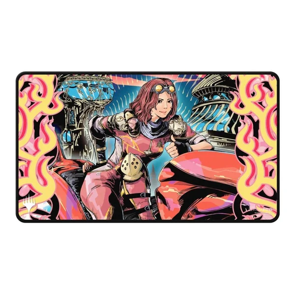 Tapis de Jeu - MTG Aetherdrift Chandra, Spark Hunter AR Enhanced Playmat