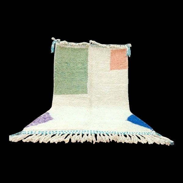 Tapis en laine tissé main