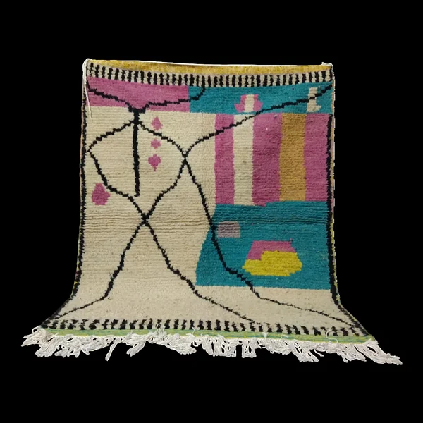 Tapis fait main traditionnal 250cmX150cm marocain