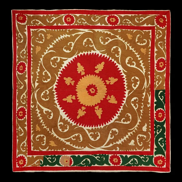 Tapis turc vintage noué à la main 152x158 cm