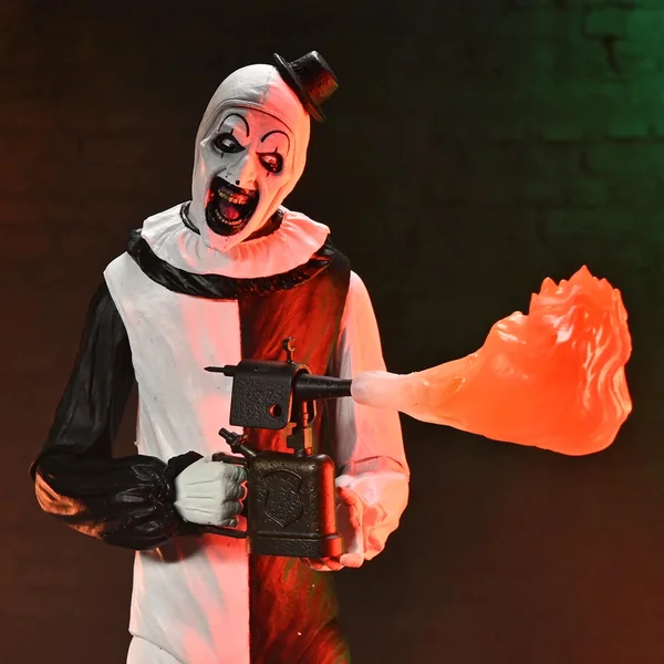 "TERRIFIER 2 - 7"" SCALE ACTION FIGURE - ULTIMATE ART THE CLOWN & LITTLE PALE GIRL 2 PACK"