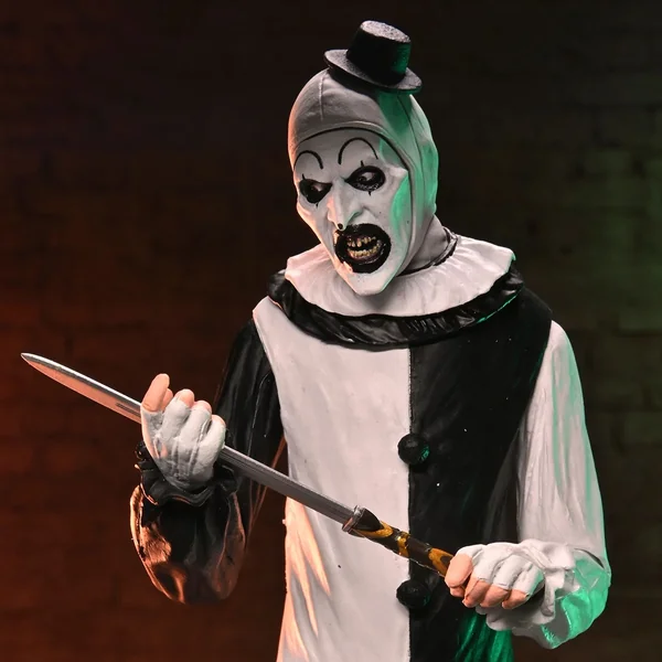 "TERRIFIER 2 - 7"" SCALE ACTION FIGURE - ULTIMATE ART THE CLOWN & LITTLE PALE GIRL 2 PACK"